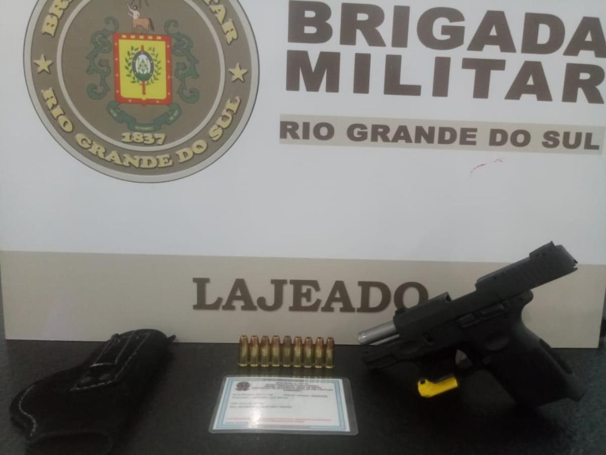 BM faz apeensão de arma e prisão por furto