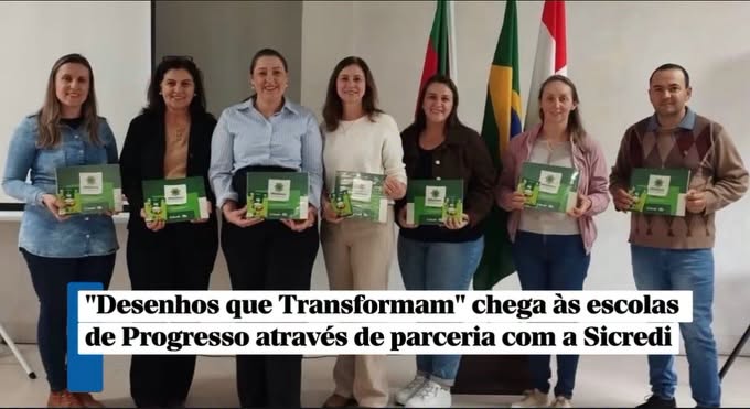 “Desenhos que Transformam” chega às escolas de Progresso através de parceria com a Sicredi 