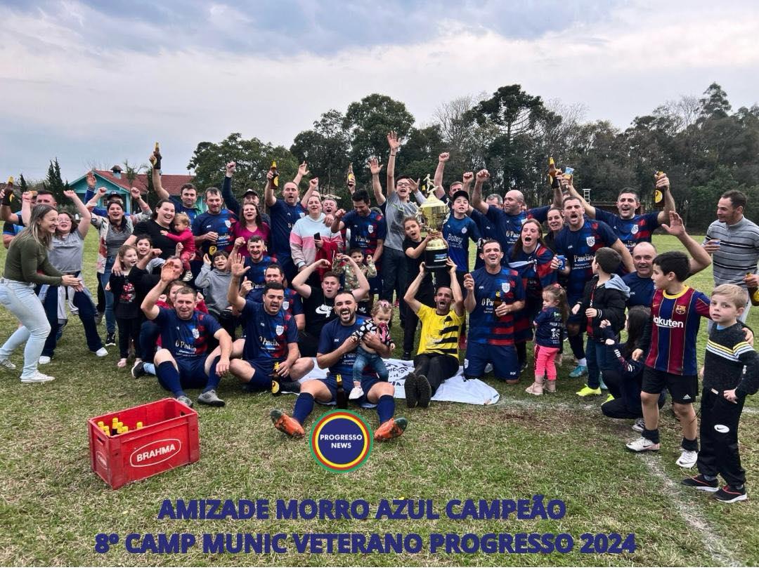 Amizade Morro Azul Campeão do 8º Campeonato Municipal de Progresso 2024 