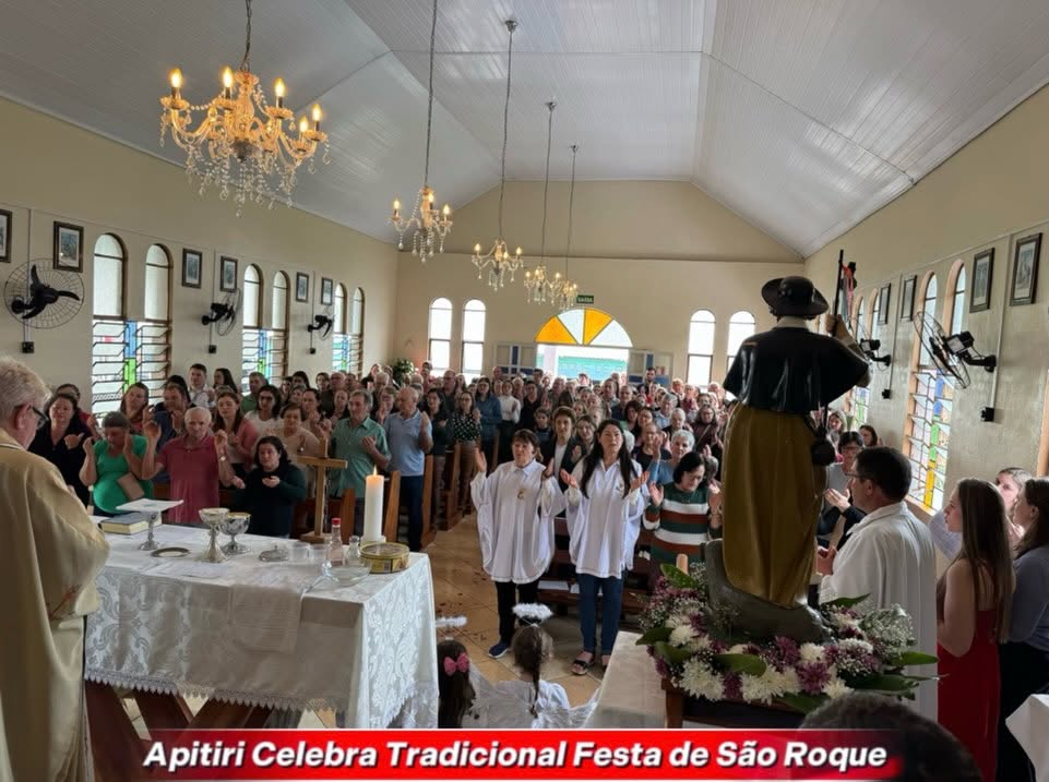 Apitiri Celebra Tradicional Festa de São Roque