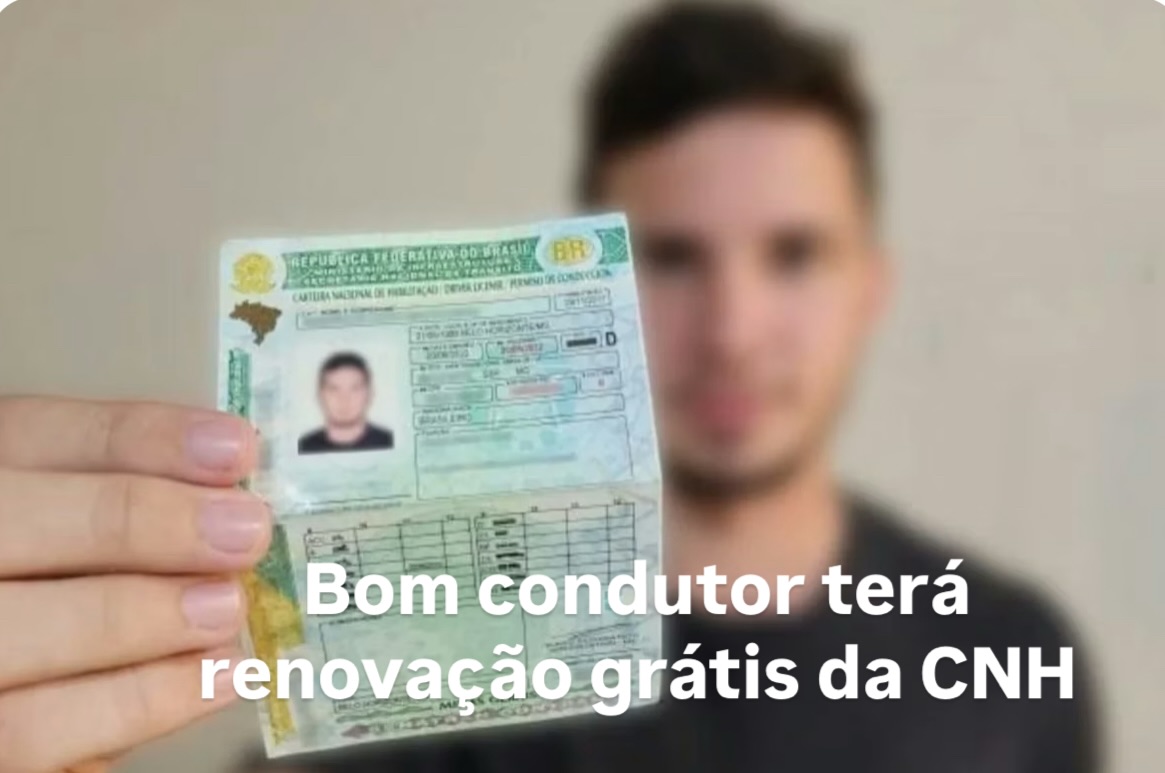 Bom condutor terá renovação grátis da CNH, diz ministro 
