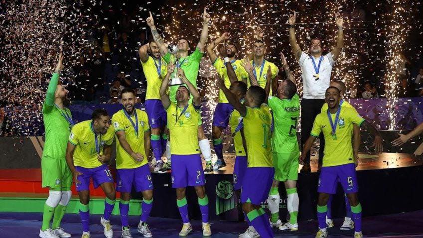 Brasil conquista hexa na Copa do Mundo de futsal