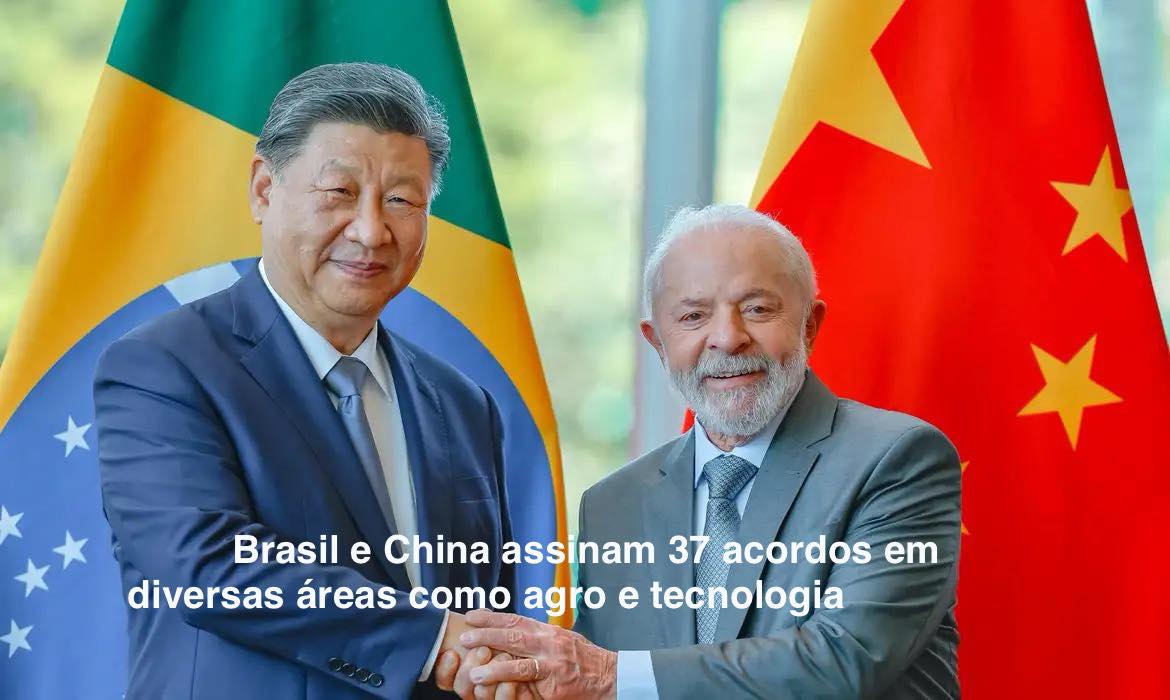 Brasil e China assinam 37 acordos em diversas áreas como agro e tecnologia