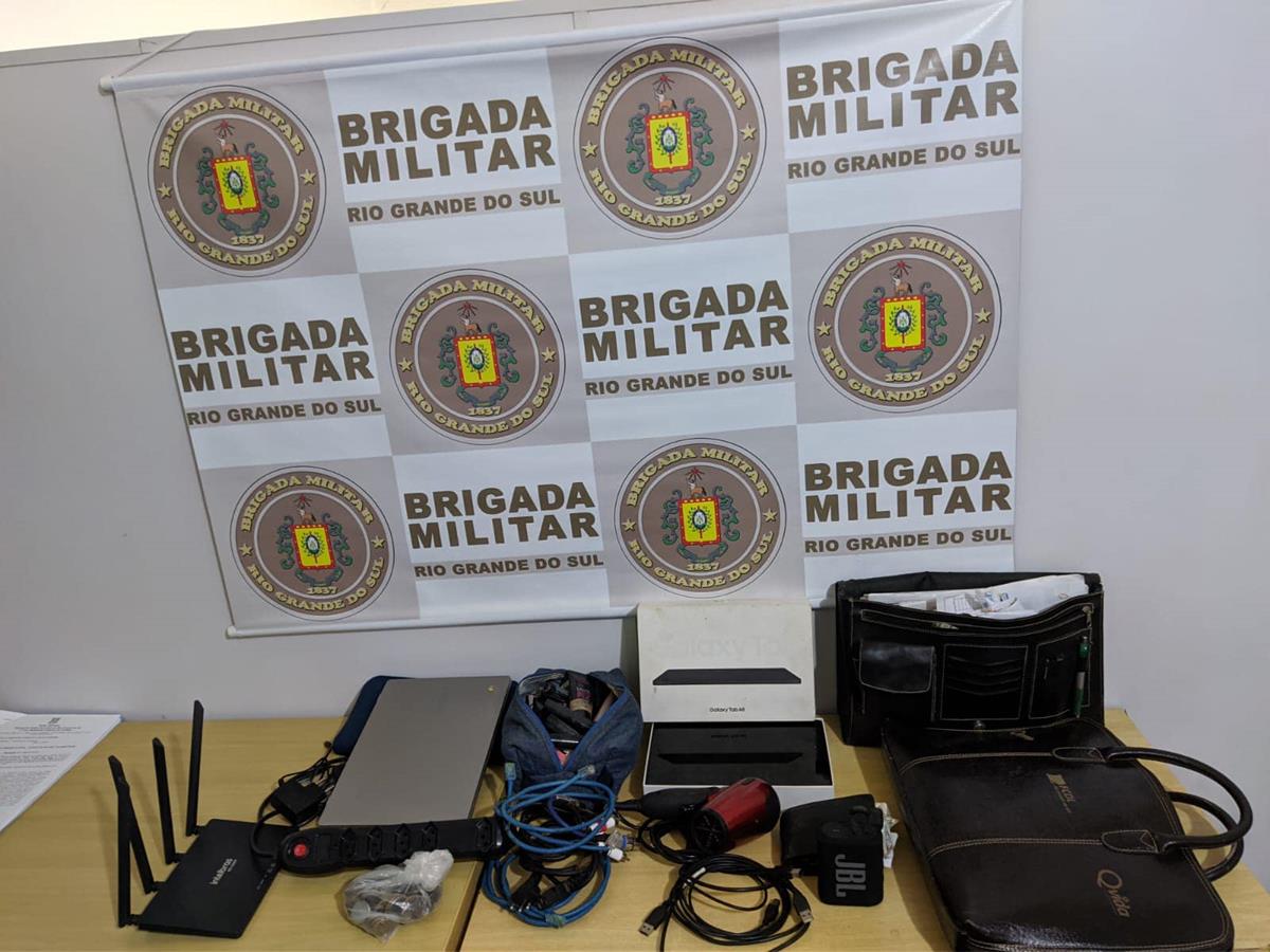 Brigada Militar apreende objetos furtados em Progresso 