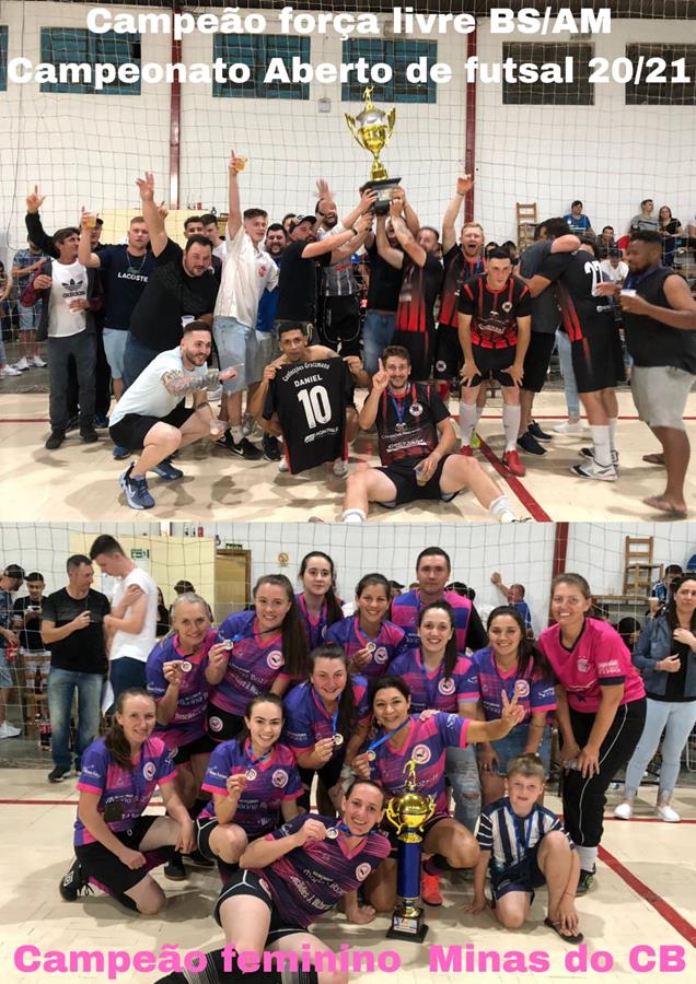 BS/AM e Minas do CB são os campeões do futsal de Progresso