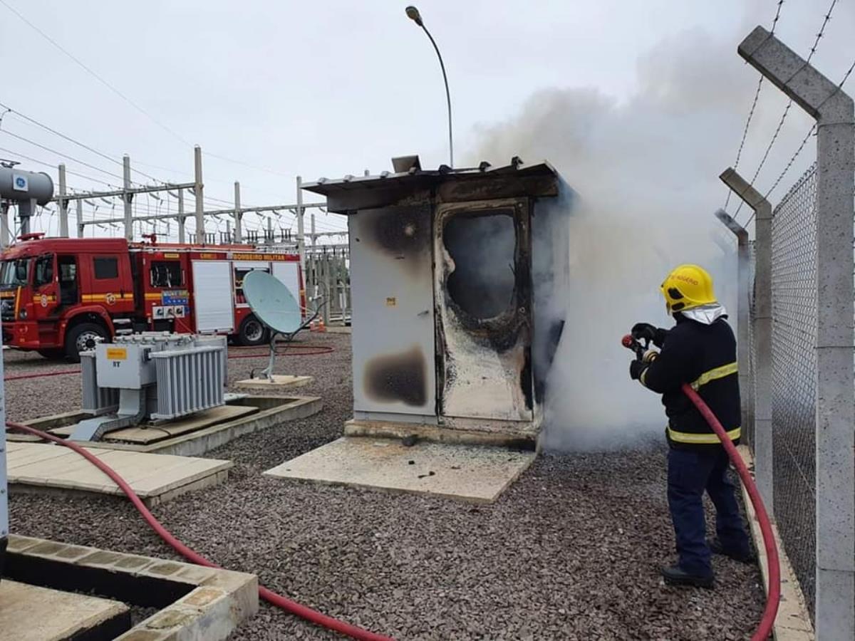 Certel restabelece energia após sinistro em parque de máquinas