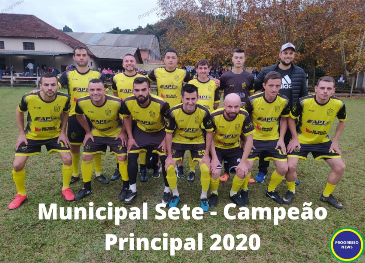 Campeões do Municipal de sete 2020 de Progresso