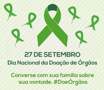 Dia Nacional da Doação de Órgãos - 27/9