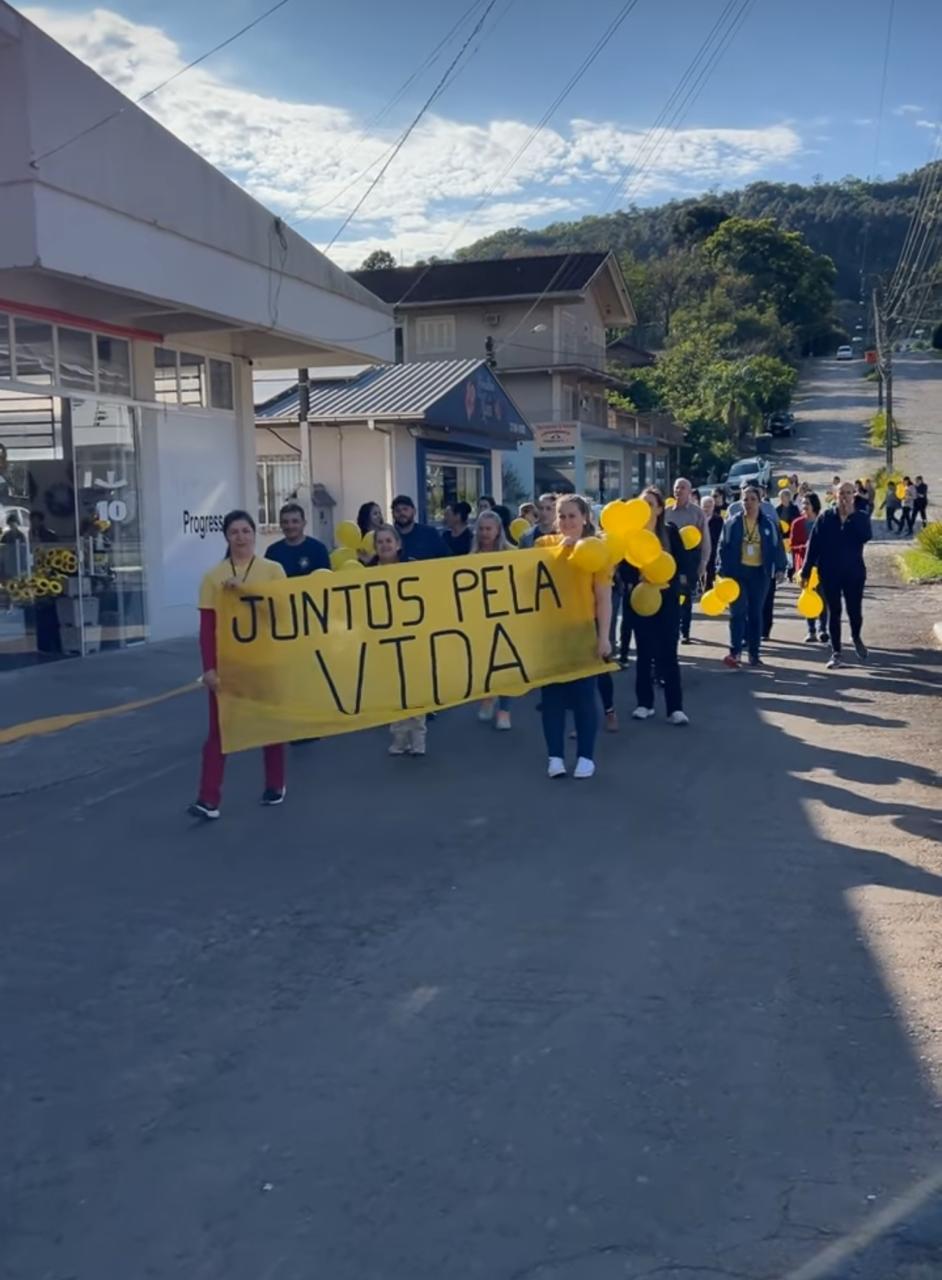 Evento alusivo ao Setembro Amarelo, mês de prevenção ao suicídio.