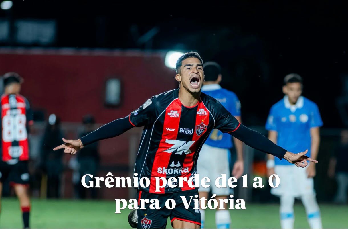 Grêmio perde para o Vitória e desperdiça chance de se afastar do Z-4