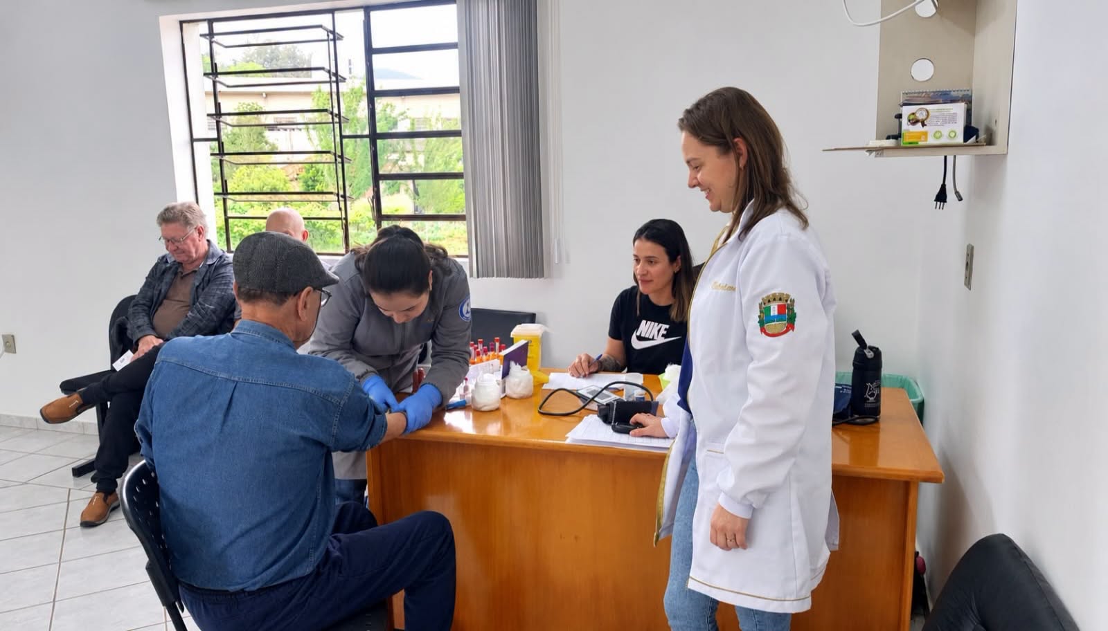 Grupo de Diabéticos de Progresso realiza coleta de exames e reforça acompanhamento dos participantes