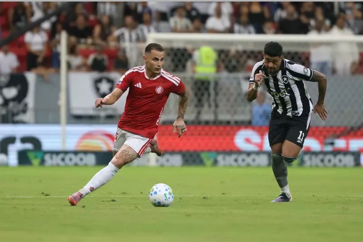 Inter empata em 2 a 2 com o Botafogo pelo Campeonato Brasileiro