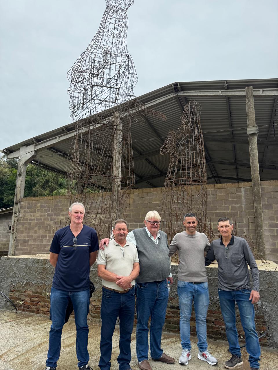 Obras do Monumento a Nossa Senhora do Caravaggio Avançam, previsão de inaugurar na Festa de Maio 