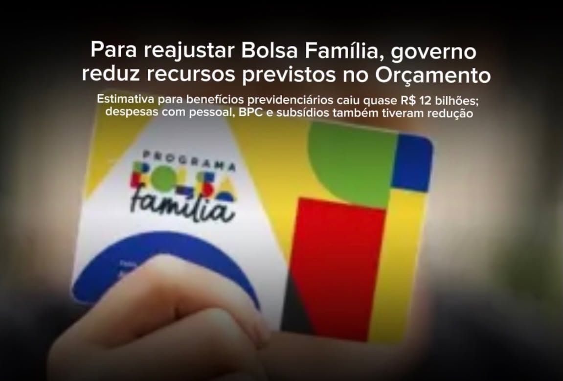 Para reajustar Bolsa Família, governo reduz recursos previstos no Orçamento