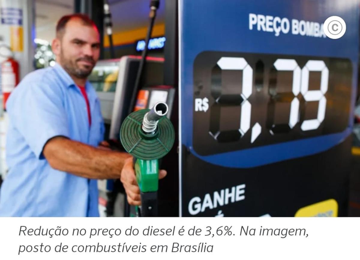 Petrobras reduz preço do diesel em R$ 0,20 por litro 