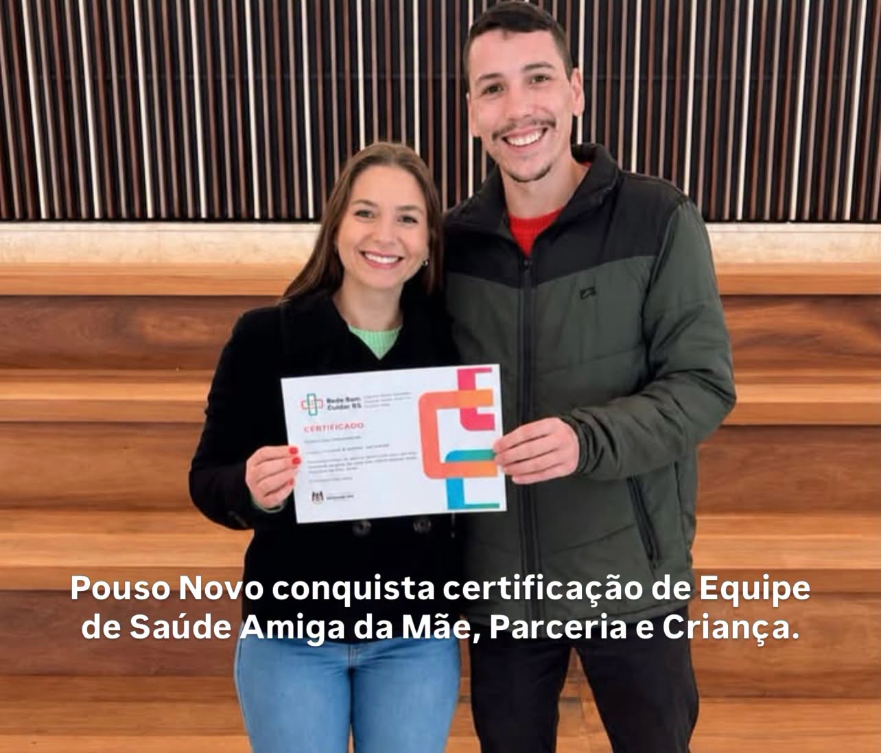 Pouso Novo recebe certificação de Equipe de Saúde Amiga da Mãe, Parceria e Criança.