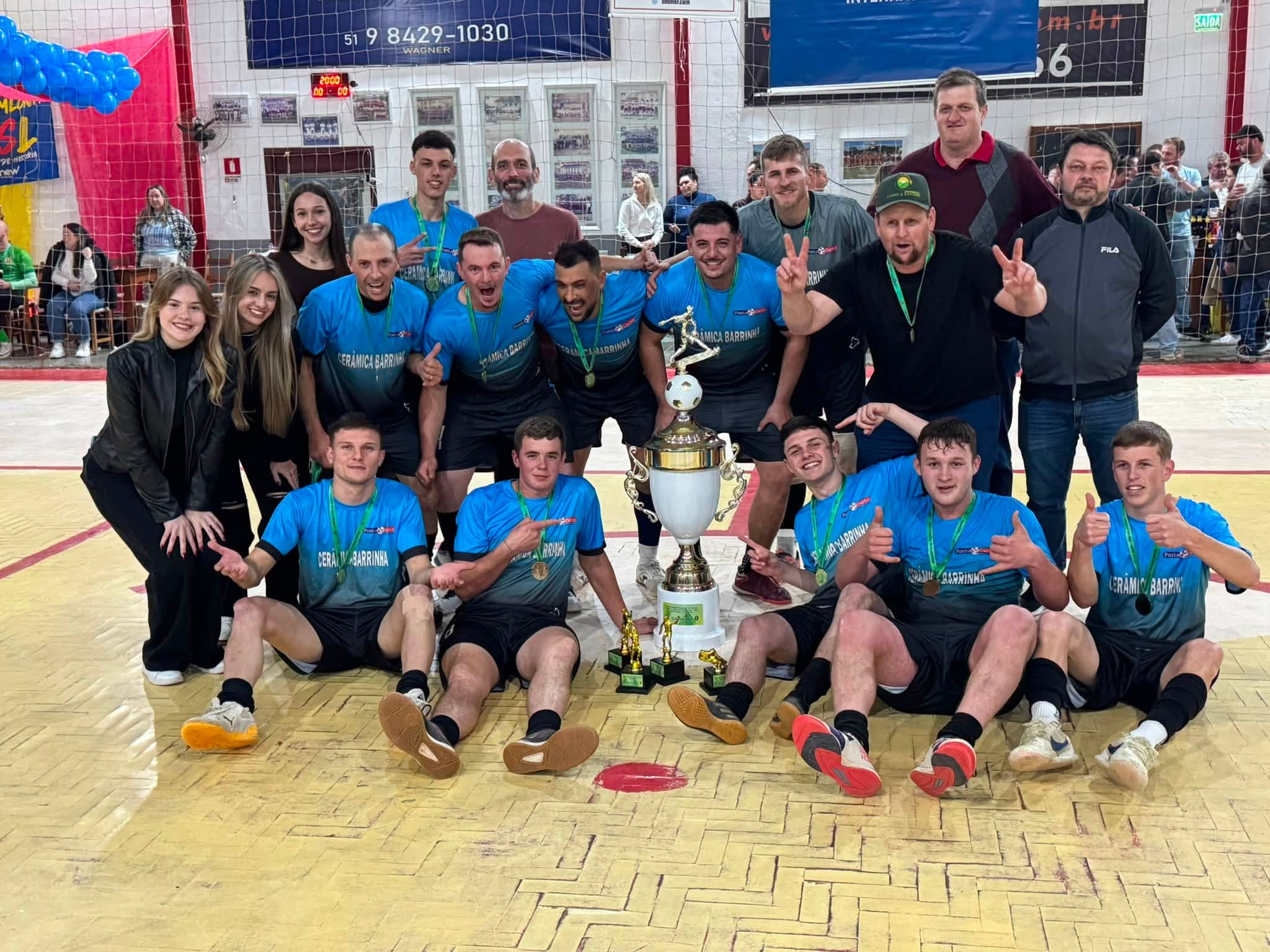 Premiados do Campeonato Municipal de Futsal de Progresso 2026