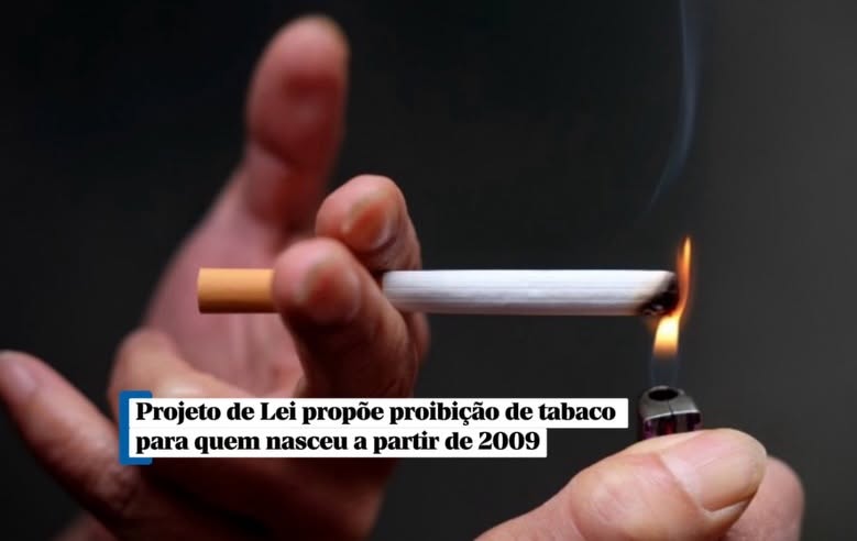 Projeto de Lei propõe proibir a venda de derivados de tabaco para quem nasceu a partir de 2009