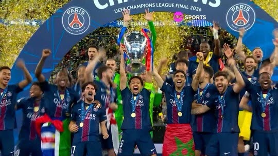 PSG conquista o bicampeonato da Champions League