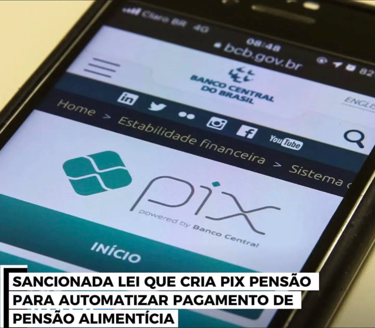 SANCIONADA LEI QUE CRIA PIX PENSÃO PARA AUTOMATIZAR PAGAMENTO DE PENSÃO ALIMENTÍCIA