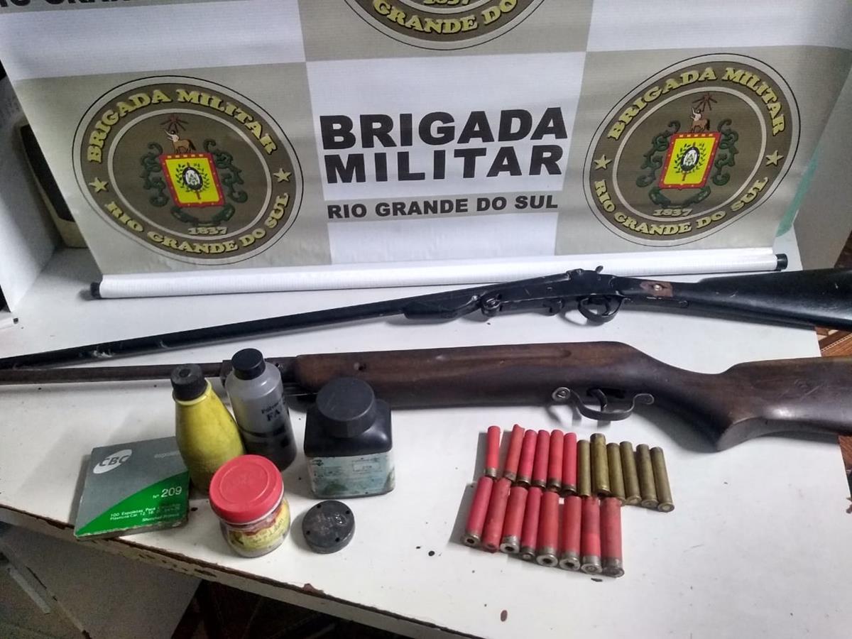 Homem é preso por porte de arma irregular em Sério