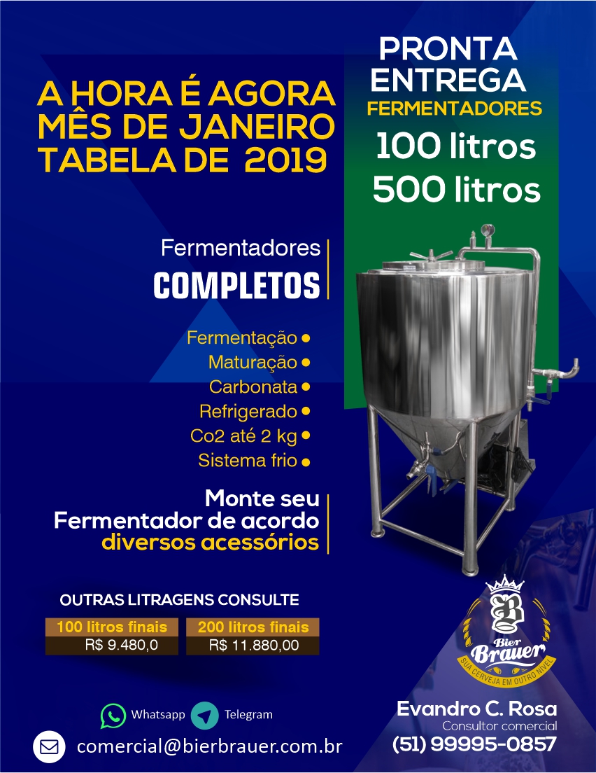 Venda Equipamento INOX cervejeiro