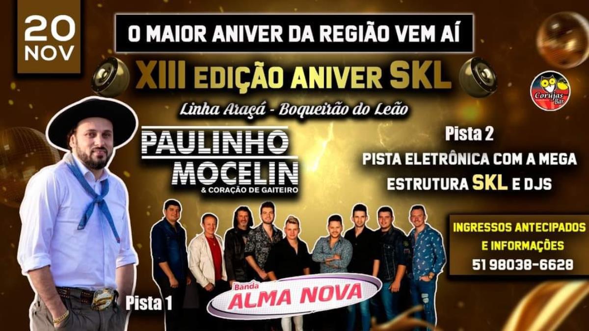 XIII Aniver Fest SKL Linha Araçá Boqueirão do Leão